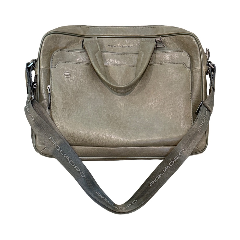 Piquadro Italian Leather Laptop Bag